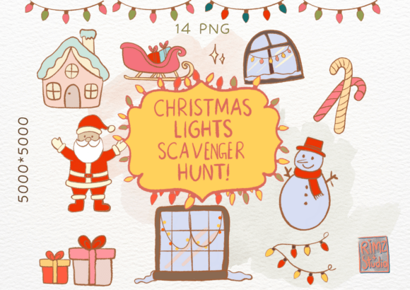 Christmas Lights Scavenger Hunt Cliparts: A Crafter’s Review