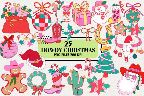 Kawaii Howdy Christmas Clipart: A Designer’s Review