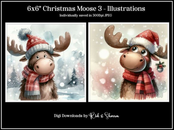 Review: 6x6 Christmas Moose Design for Holiday Projects