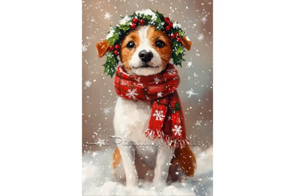 Review: Christmas Jack Russell Holiday Dog Art