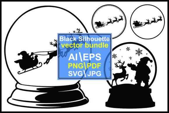 Review: Silhouette Christmas Snow Globes Santa