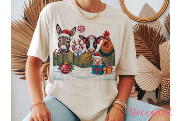 Reviewing Christmas Farm Animals PNG Clipart for Branding