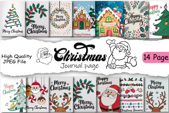 Reviewing Classic Christmas Junk Journal Illustrations