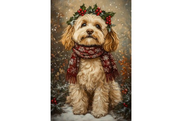 Reviewing the Christmas Cockapoo Dog Snow Art Print