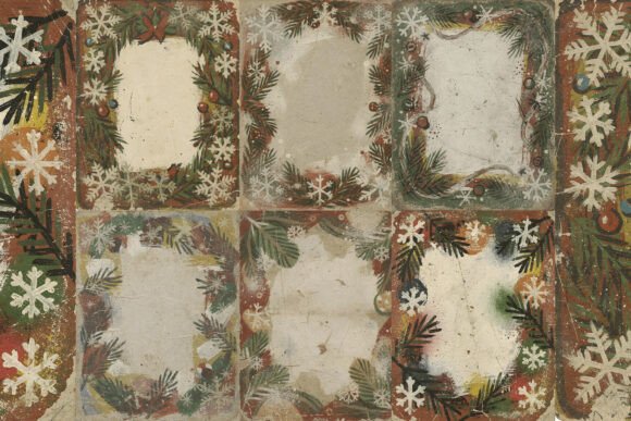 Vintage Christmas JPG Background Set Review